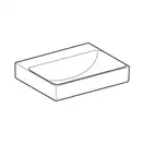 Раковина Geberit One 50 х 41 см 505.021.01.6