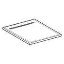 Geberit Sestra Душовий піддон, 90x90 см, білий (550.250.00.2)