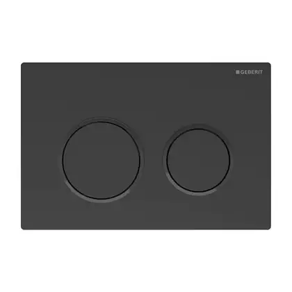 Geberit Omega 20 Клавіша змиву, чорний матовий (115.085.16.1)