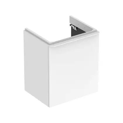 Тумба Geberit Smyle Square 53,6 см, корпус и фасад - белый глянец / ручка - белый мат 500.366.00.1