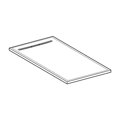 Душевой поддон Geberit Sestra 170 х 70 х h4 см, белый/поверхность со сланцевой структурой 550.207.00.2