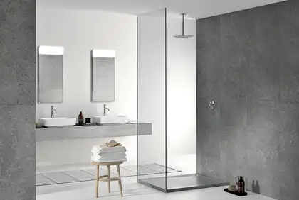 Душевой поддон Geberit Sestra 100 х 70 х h4 см, графит/структурированный 550.223.00.2
