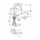 Grohe Minta Змішувач для кухні, хром (32321002)