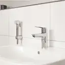 Grohe Eurosmart S-Size Змішувач для умивальника з гігієн. душем, хром (23123003)