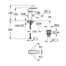 Grohe Start Змішувач для раковини S-Size, хром (23550002)