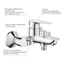 Grohe StartEdge Змішувач для ванни, хром (24198001)