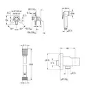 Grohe BauLoop New Комплект гігієнічного душу, хром (UA202406QF)