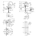Grohe Start Edge Набір змішувачів 4в1, хром (UA202501SK)