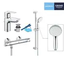 Набір змішувачів 2 в 1 для душової кімнати S-Size Grohe StartEdge UA202503TS