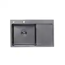 Kroner KRP PVD Кухонна мийка, чорна (Schwarze-7849LHM)