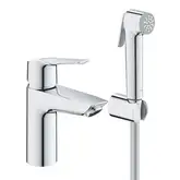 Grohe Eurosmart S-Size Смеситель для умывальника с гигиен. душем, хром (23123003)
