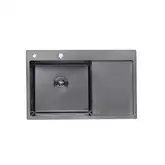 Kroner KRP PVD Кухонна мийка, чорна (Schwarze-7849LHM)