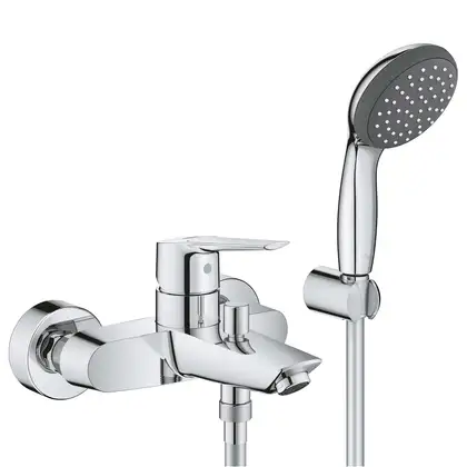 Змішувач одноважільний для ванни з душовим гарнітуром Grohe Start 23413002
