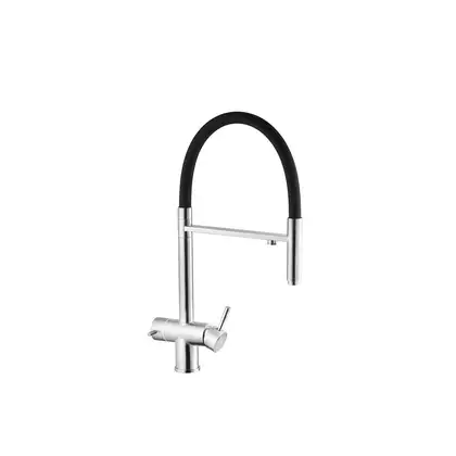 Kroner Klassisch Змішувач для кухні з фільтром, чорний (ESG03815BLK) (Klassisch-ESG03815BLK)