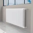 Радіатор трубчатий Zehnder Charleston 3060-22 H=600 мм; L=1012 мм (1038мм); T=100 мм + (35мм) (5510)1340 Вт, Traffic White (3060-22 RAL 9016 5510)