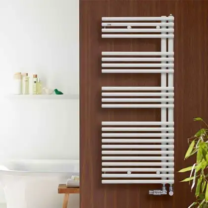 Полотенцесушитель електричний Zehnder Forma Asym 1706x596 900 Вт, білий RAL 9016 (LFAEL-170-060 RAL 9016)