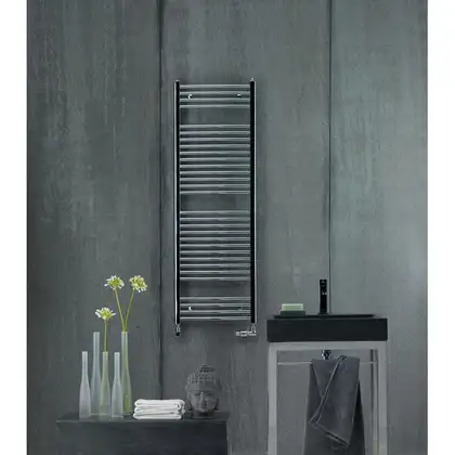 Рушникосушка електрична Zehnder Aura 1226х500мм, 750 Вт, чорний матовий (PBEBZ-120-50-MQ)