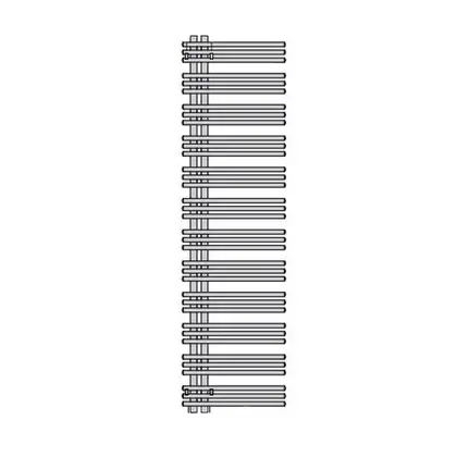 Полотенцесушитель електричний Zehnder Yucca Asym 1329х578 300 Вт, хром (YAECR-130-60/GD Chrome) (YAECR-130-60_GD Chrome)