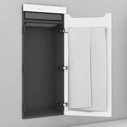 Мультифункціональний блок Zehnder Zenia 1000х450 1000/225 Вт, петлі праворуч, сірий (ZENRW-100-045/X) (ZENRW-100-045_X)