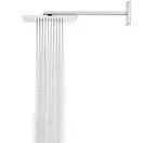 Верхній душ з тримачем Axor ShowerSolutions 300х300 2jet, хром (35318000)