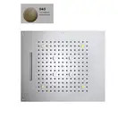 Верхній душ BOSSINI DREAM / 3 дощ, каскад, туман спрей, 4RGB LED, для підвісної стелі 57x47сm, satined gold (H38935000043016)
