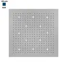 Верхній душ BOSSINI DREAM-XL CUBE, 12LED (синій), для підвісної стелі 100x100сm, хром (WI0383000030216)