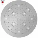 Верхній душ BOSSINI DREAM-XL OKI, 12LED (червоний), для підвісної стелі d100сm, хром (WI0384000030116)