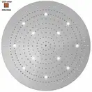 Верхній душ BOSSINI DREAM-XL OKI, 12LED (помаранчевий), для підвісної стелі d100сm, хром (WI0384000030416)