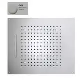 Верхній душ BOSSINI Dream / 2 дощ, каскад, 4 LED, 57x 47сm, mat white (H38915000045016)