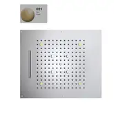 Верхній душ BOSSINI DREAM / 3 дощ, каскад, туман спрей, 4RGB LED, для підвісної стелі 57x47сm, gold (H38935000021016)