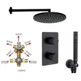 Bossini Cosmo Душевая система, черный матовый (H70596I00073 PLUS)