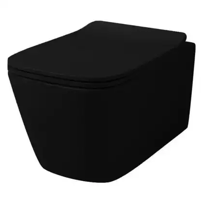 Сидіння з кришкою для унітазу Artceram A16 Mini, чорне (ASA002 17; 71)
