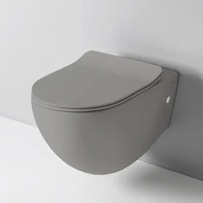 Унітаз підвісний безободковий з кришкою Artceram File 2.0, grigio oliva (FLV004 15; 00 + FLA014 15) (FLV004 15; 00_FLA014 15)