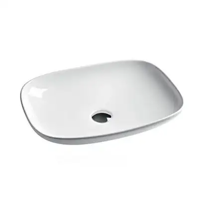 Умивальник на стільницю ArtCeram La Fontana 55, білий глянець (LFL006 01; 00)