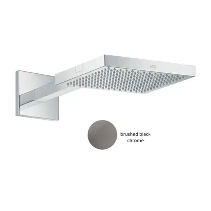 Верхній душ Axor Showersolutions 240х240 1jet з власником, brushed black chrome (10925340)