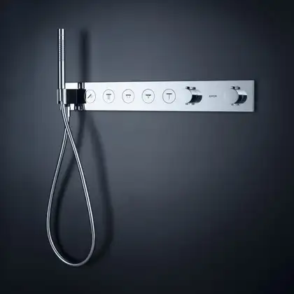 Термостат для душу Axor Showersolutions Select 600/90 на 4 функції, золото (18357990)