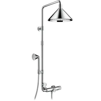 Душова колона з термостатом і верхнім душем AXOR Front Showerpipe (26020000)