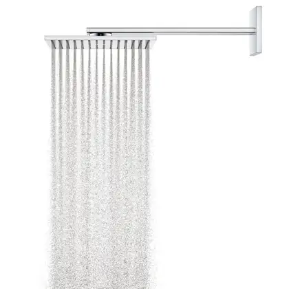 Верхній душ з тримачем Axor ShowerSolutions 300х300 2jet, хром (35318000)