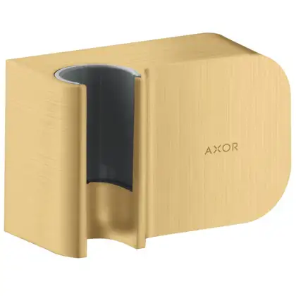Шлангове з'єднання Axor One Fixfit Porter з тримачем, Brushed Gold Optic (45723250)