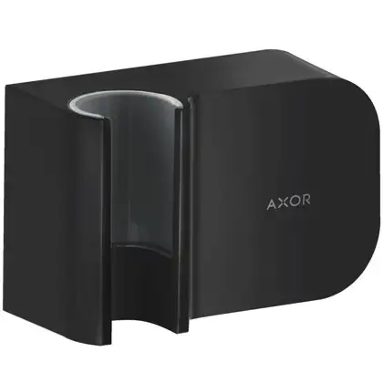 Шланговое під'єднання Axor One Fixfit Porter з власником, Matt Black (45723670)