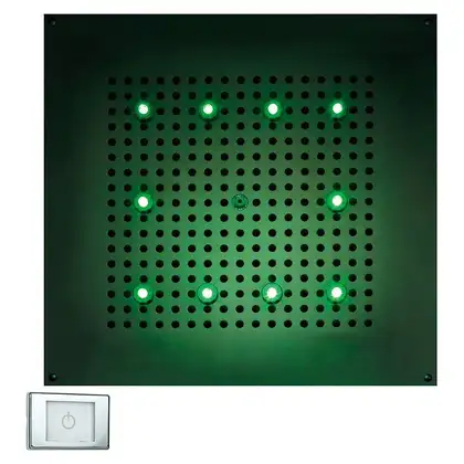 Верхній душ Bossini Dream-Oki RGB Lights Cromotherapy 470х470, хром (H37456000030016)
