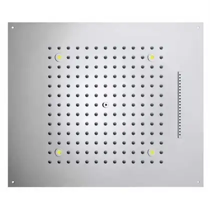 Верхній душ BOSSINI Dream / 2 дощ, водоспад, 4RGB LED, для підвісної стелі 57x 47сm, хром (H38906000030016)