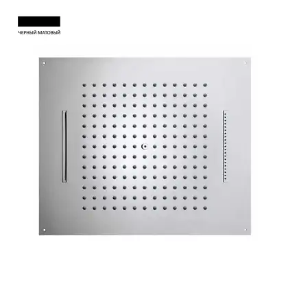 Душова лійка Bossini Dream Multifunction 570x470 мм на 3 режиму, чорний матовий (H38927.073) (H38927000030016)