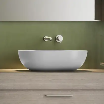 Globo T-Edge Умивальник на стільницю, білий (B6O60BI)