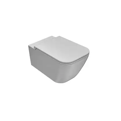 Унітаз підвісний з кришкою Globo Stone, білий (STS07BI + ST024BI) (STS07BI_ST024BI)
