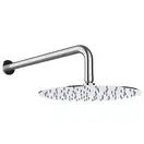Верхній душ із кронштейном GRB Hydro INOX, хром (05028301)