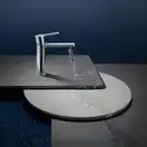 Змішувач для умивальника Grohe Lineare S-size, хром (23106001)