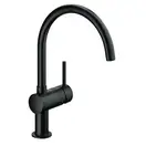 Змішувач кухонний одноважільний GROHE Minta, чорний (32917KS0)