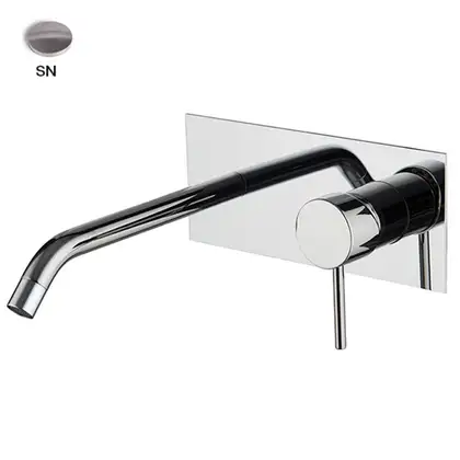 Змішувач для умивальника Fima Carlo Spillo, BRUSHED NICKEL (F3051LX5SN)