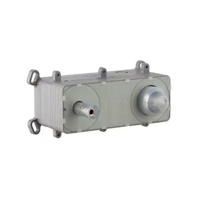 Змішувач для умивальника настінний Fima Carlo Spillo Up + монтажна частина, хром (F3051LX9CR / F3520CR) (F3051LX9CR_F3520CR)